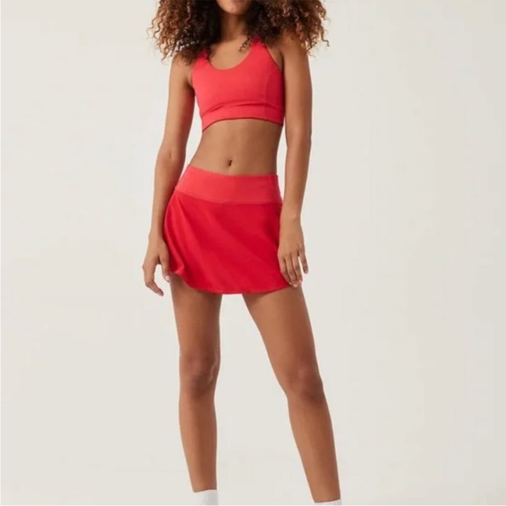 Outdoor Voices Hudson Red Skort Skirt Size XS Extra Small